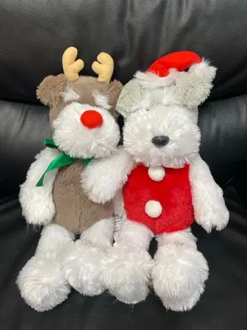 슈나와 밥의 크리스마스 봉제 인형 JB 사이즈