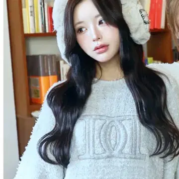 택 포함 새상품 다리치 DD 로고 트위드 니트 풀오버 darich SAX