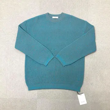 새상품 PUBLIC TOKYO 니트 긴팔 블루 M 사이즈 남성용