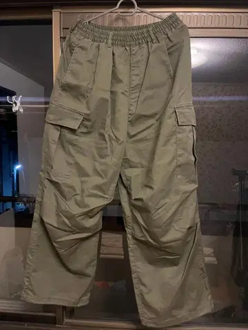 LAKORE 카고 팬츠 M 올리브 그린