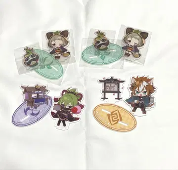 원신 스이파라 콜라보 아크릴 스탠드 고로 사유 쿠키 시노부