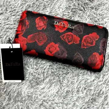 DaTuRa 다투라 새상품 레어! 인기 8690엔 꽃무늬 장미 장지갑