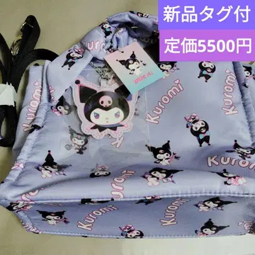 산리오 쿠로미 2웨이 프린트 백 숄더백 핸드백