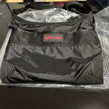 BRIEFING 블랙 나일론 백