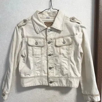 아이보리 숏 기장 자켓 M