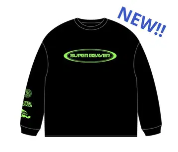 SUPER BEAVER SPACE 롱티 [블랙] L사이즈
