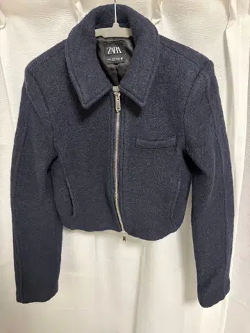 ZARA 네이비 크롭 자켓