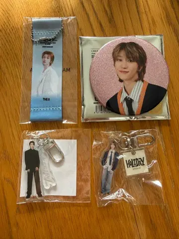 SEVENTEEN HOLIDAY NEW 캔뱃지 아크링 키링 THE8