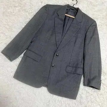 D'URBAN 정장 자켓 비즈니스 체크 무늬 그레이 ( M )