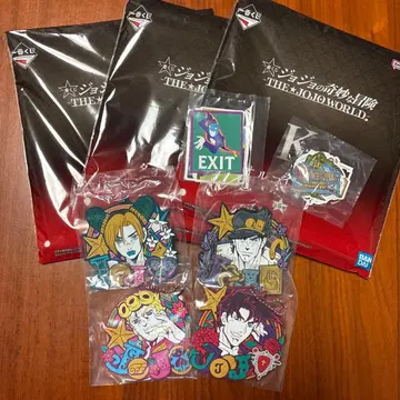 제일복권 죠죠 러버참 타월 스티커