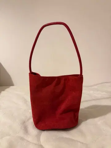 스웨이드 백 레드