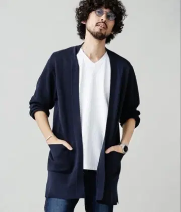 머서라이즈드 밀라노 리브 롱 가디건