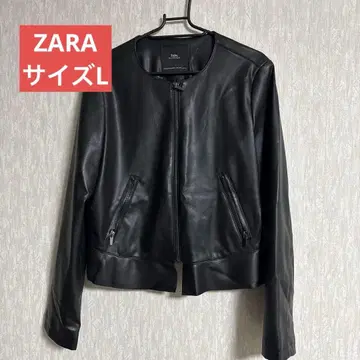 ZARA 페이크 가죽 자켓 L 사이즈