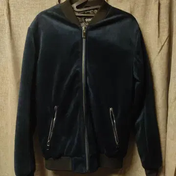 ZARA MAN 벨로아 느낌 네이비 자켓 S 사이즈