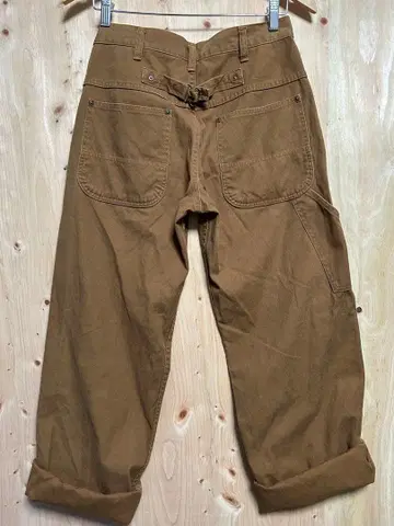 BEAMS BOY 브라운 덕 페인터 팬츠 0(S) 새상품급