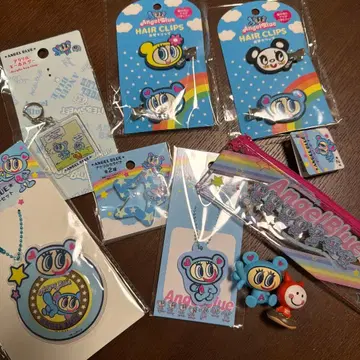 엔젤 블루 키링 클립 등 일괄