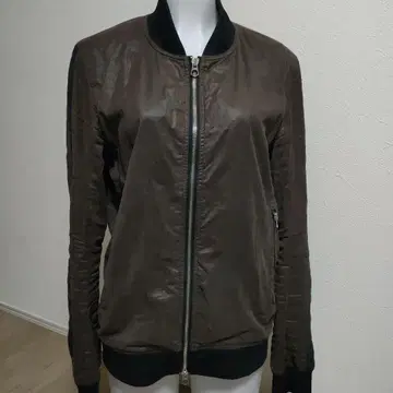 MonkeyTime 브라운 지퍼 블루종 남성용 S