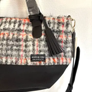 택 포함 새상품 애프터눈티 리빙 트위드 백 Afternoontea