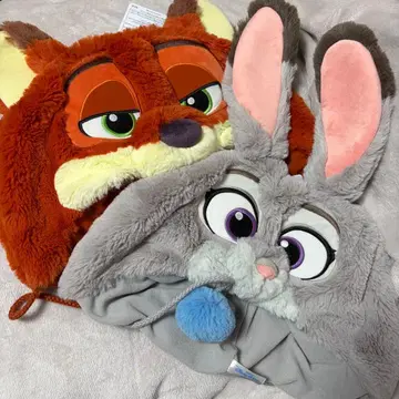 [ 미사용 새상품 ] 디즈니 팬캡 쥬토피아 닉 주디 세트