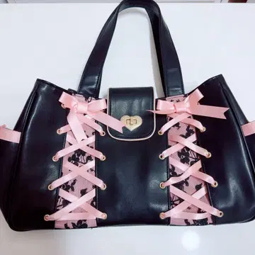 코케티쉬 티아라 리본 레이스 백