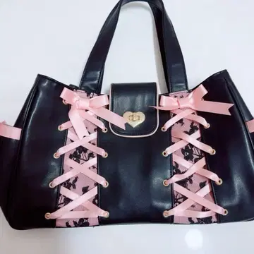 코케티쉬 티아라 리본 레이스 백