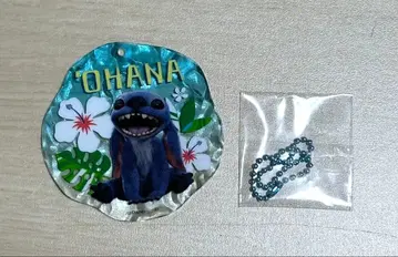 스티치 영화 굿즈 랜덤 키링 아크릴 물결 모양 키체인