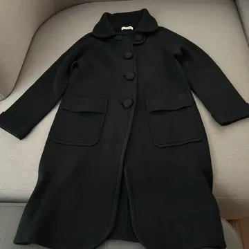 J&M DAVIDSON 밀라노 리브 니트 코트 블랙 데이비드슨