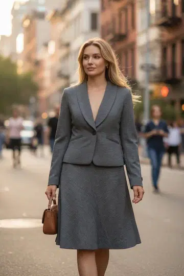 e561 CDEC 월드 셋업 자켓(36) 스커트(38)