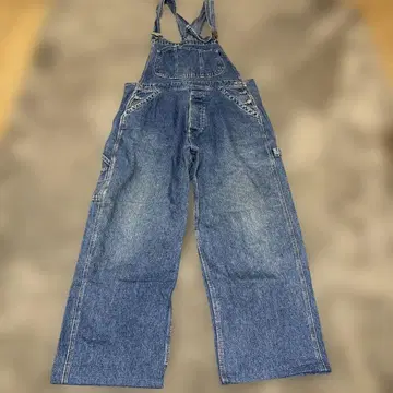데님 블루 서스펜더 오버롤