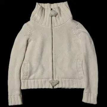 00s EMPORIO ARMANI 크롭 니트 블루종 자켓