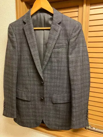 [ 새상품급 ] NANO UNIVERSE 나노 유니버스 자켓 체크 44