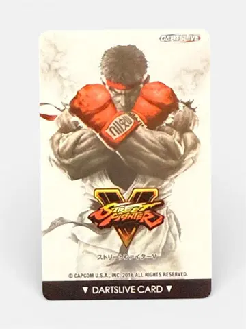 [ 콜라보 ] 스트리트 파이터 V DARTSLIVE 카드