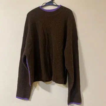 유나이티드 애로우즈 바이컬러 니트