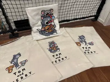 톰과 제리 B상 티셔츠 C상 토트백 3종