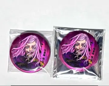 도쿄 리벤저스 산즈 하루치요 매트 메탈릭 캔뱃지 마이키마트