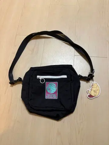 SUPER BEAVER 블랙 숄더백
