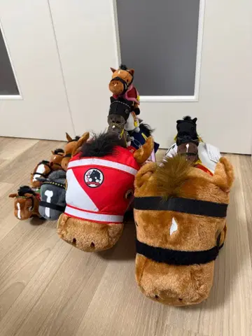 경주마 봉제 인형 세트