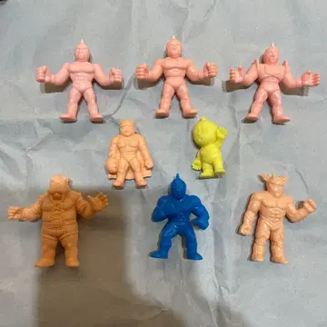 근육맨 지우개 8개 세트 (스구루 4개, 만타로 외)