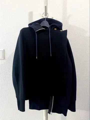 sakai 변형 후드티 네이비