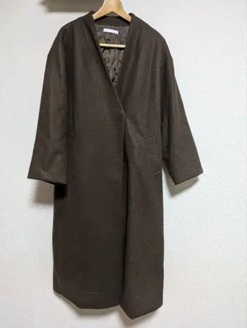 AUNT MARIE'S 브라운 롱 코트