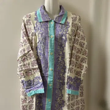 [ 츠모리치사토 ] 새상품급 프론트 오픈 파자마 원피스