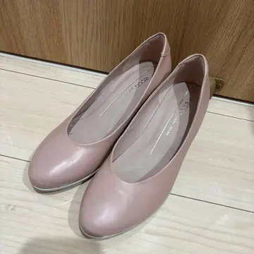 ecco 핑크 천연 가죽 펌프스 36 미사용 새상품 박스 없음