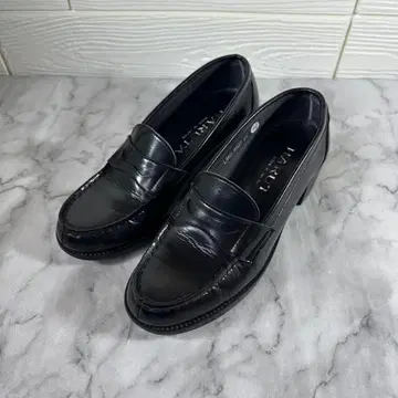 HARUTA 블랙 로퍼 24cm