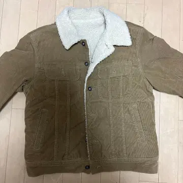 브라운 코듀로이 보아 자켓