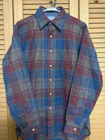 Pendleton 울 셔츠 셔츠 70s USA 제조