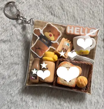 가챠 파우치 [ T셔츠 곰돌이 카페 ]