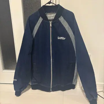 SAPEuR 다크 블루 데님 자켓 LARGE
