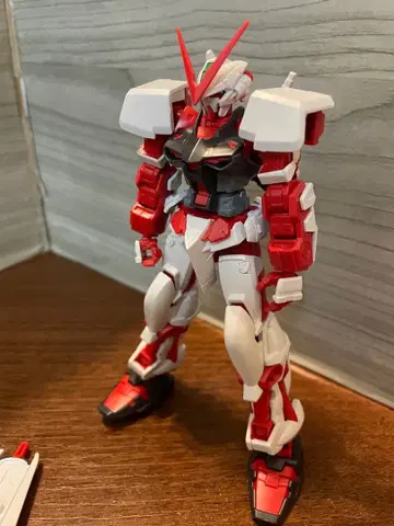 hg 레드 프레임 (플라이트 유닛 장비) 정크 완성품