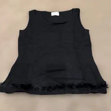 해롯 Harrods 블랙 슬리브리스 니트 퍼