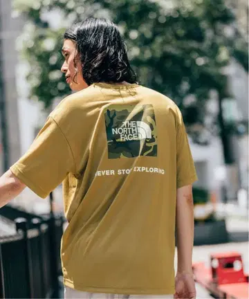 THE NORTH FACE 스퀘어 카모플라주 티